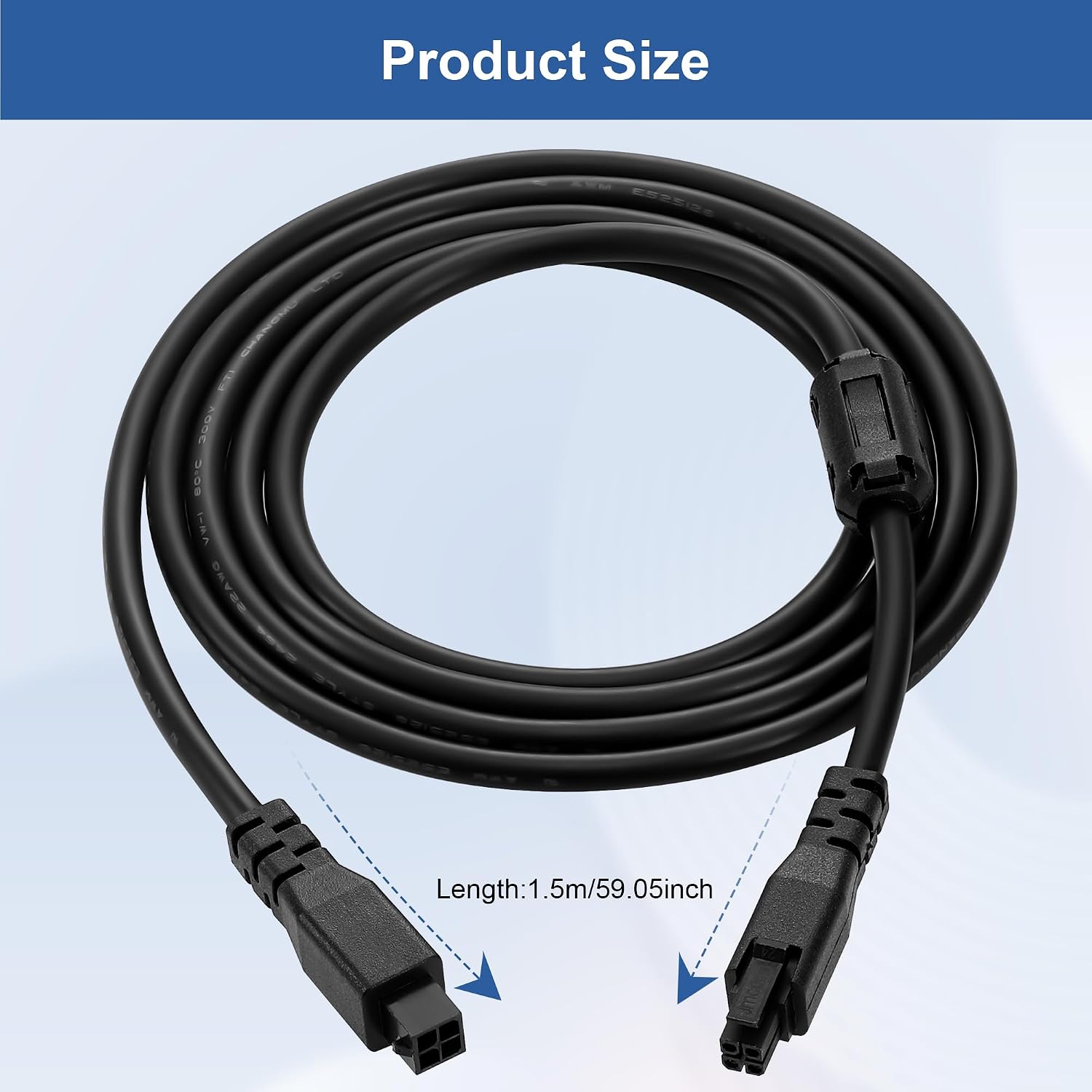 Thumbnail 1 de JIZZU 1.5M AMS Lite 4-Pin Extension Cable for Bambu Lab A1/A1 Mini