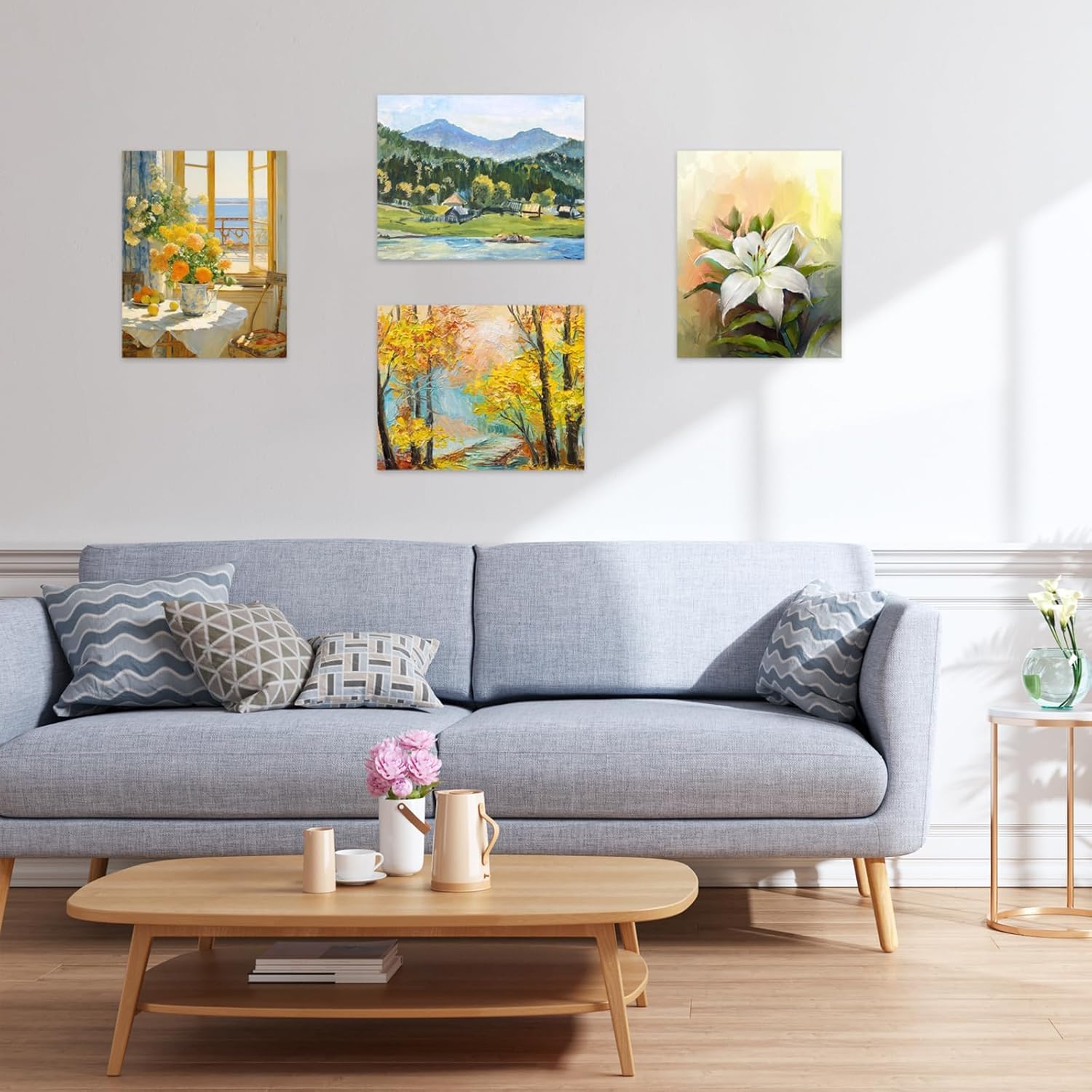 Thumbnail 6 de Koncci Canvas for Painting 20x25 cm, 12-pack, 3 mm cotton blank panels