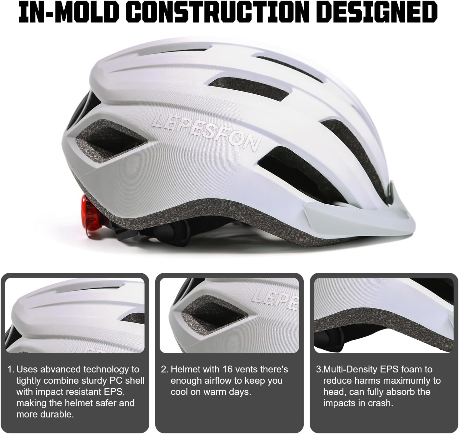 Detalle 2 de Bike Helmet Visor 56-61cm MTB