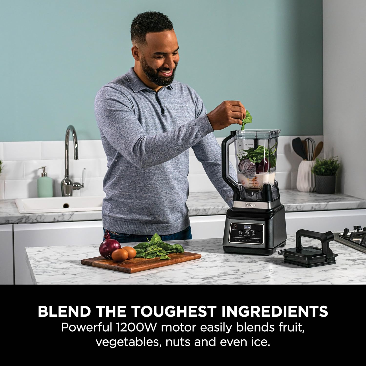 Thumbnail 4 de Ninja BN750UK 1200W blender with 2.1L jug