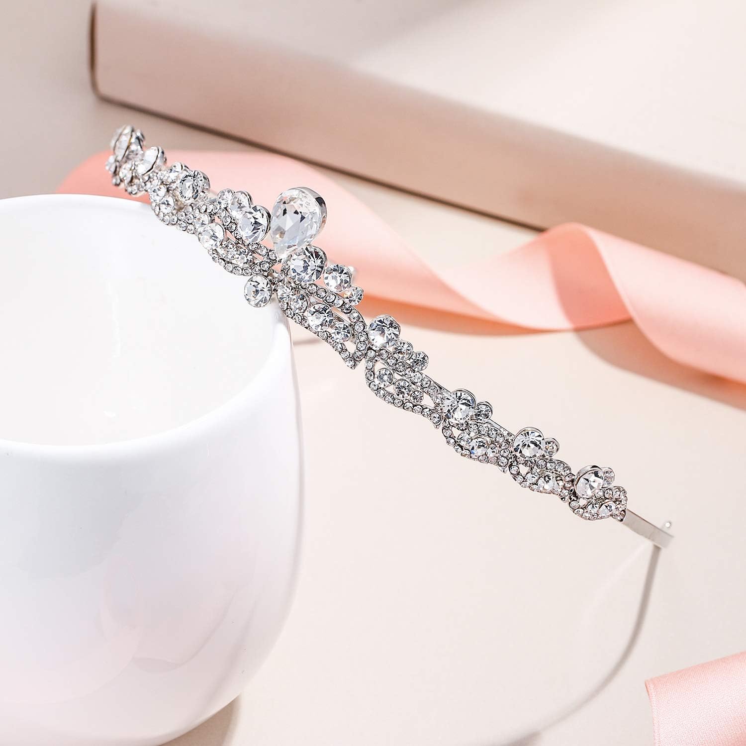 Thumbnail 4 de Ever Faith Tiara Cristallo Austriaco 44–47 cm