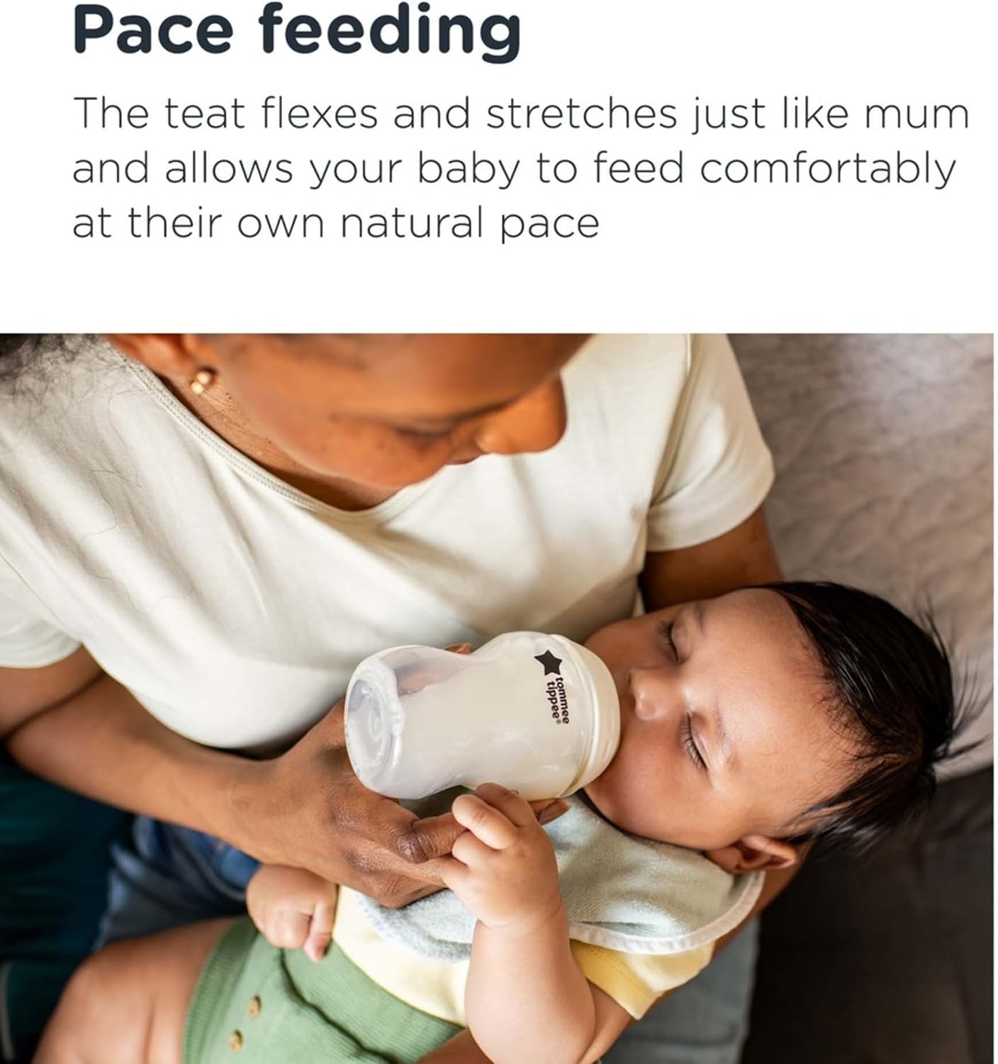 Detalle 2 de Tommee Tippee Natural Start flessenset: 4 anti-koliekflessen van 340 ml