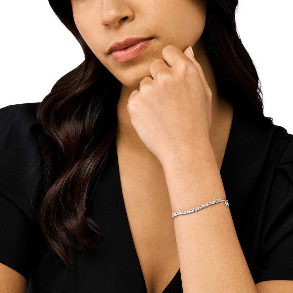 Detalle de Emporio Armani Damenarmband aus Sterlingsilber mit Karabinerverschluss
