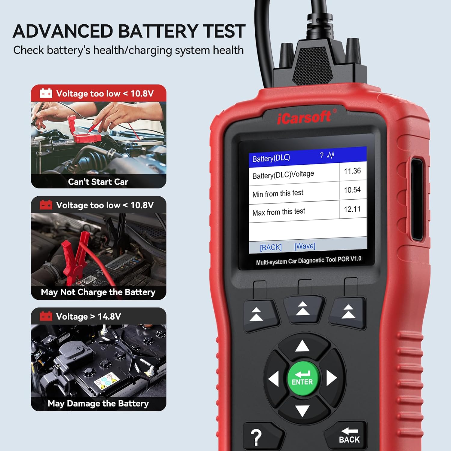 Thumbnail 3 de iCarsoft OBD2 Scanner for Porsche – Full System POR V1.0