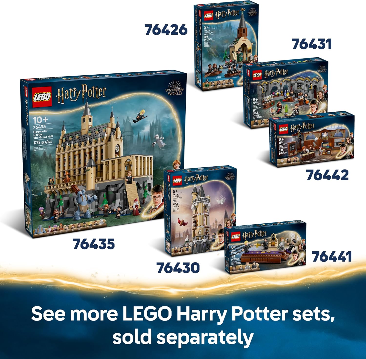 Thumbnail 6 de LEGO Harry Potter Hogwarts Castle: Flying Lessons 76447, 651-piece set