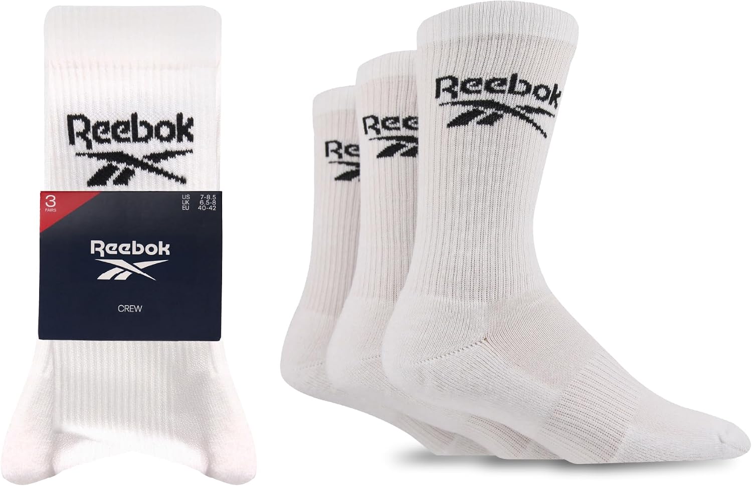 Imagen de Reebok Chaussettes Cheville Confort coton 3 paires en OfertitasTOP