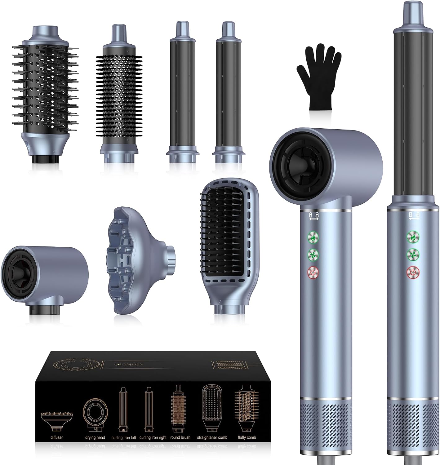 Detalle de 7 in 1 Hair Styler Airbrush with 110000 RPM high speed