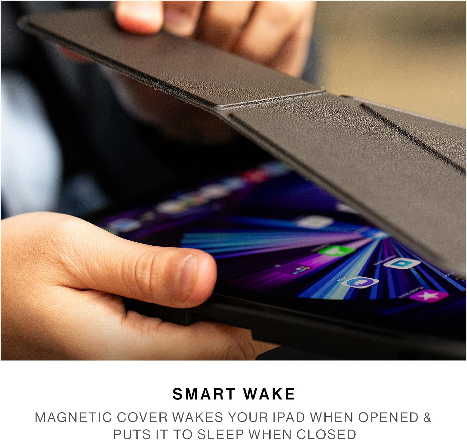 Thumbnail 6 de Native Union Active Case for iPad Pro 13" (M5, M4) – 4‑in‑1 stand cover with Pencil holder and auto wake/sleep (Black)