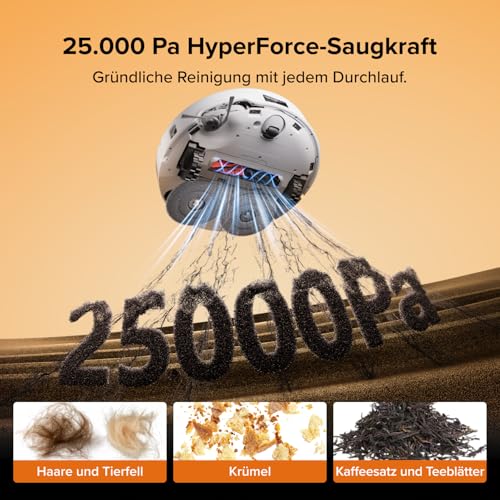 Detalle de roborock Qrevo Edge 2 Set Saugroboter mit Wischfunktion & Hebarem Wischmopp