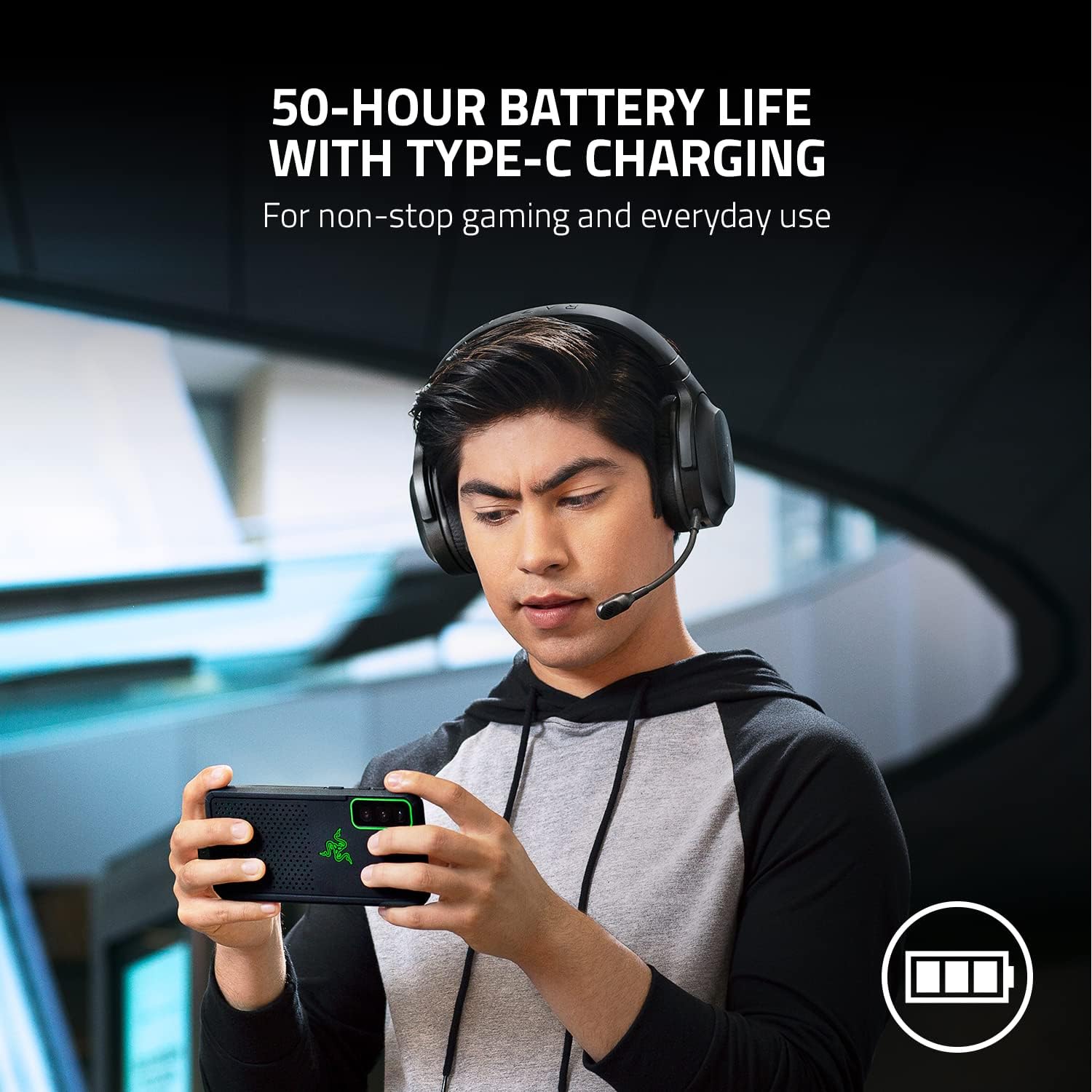 Thumbnail 6 de Razer Barracuda X Wireless Multi-platform Gaming & Mobile Headset (SmartSwitch Dual Wireless, TriForce 40 mm) – Black