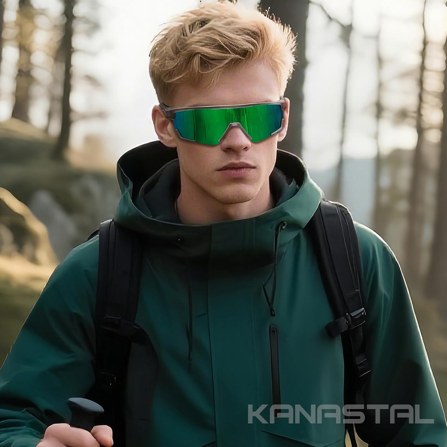 Detalle 2 de KANASTAL Gafas de Ciclismo Polarizadas 31,2 g