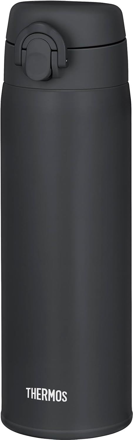 Detalle de サーモス JOF-500 真空断熱ケータイマグ 500ml ダークグレー ワンタッチオープン・軽量コンパクト