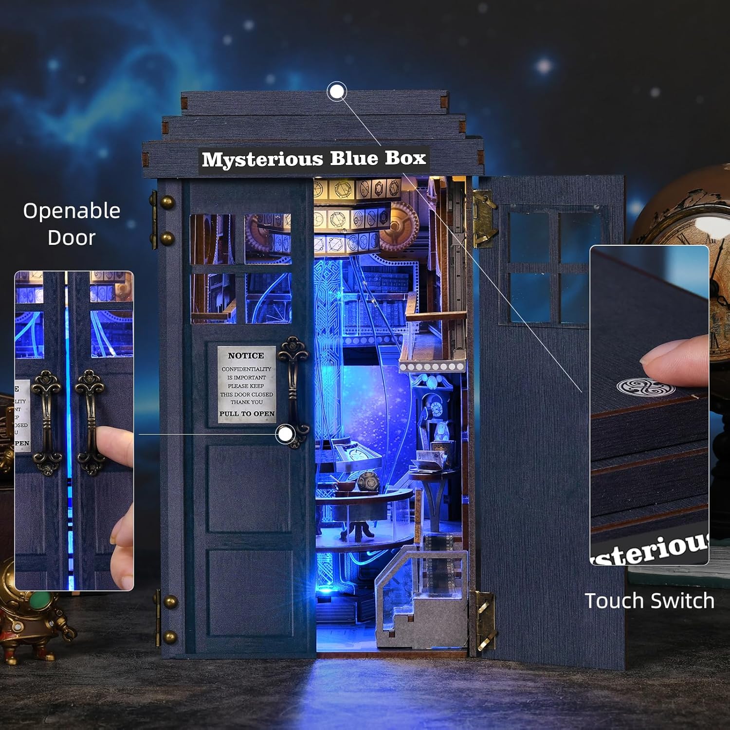 Detalle 1 de TOYQI Book Nook Kit