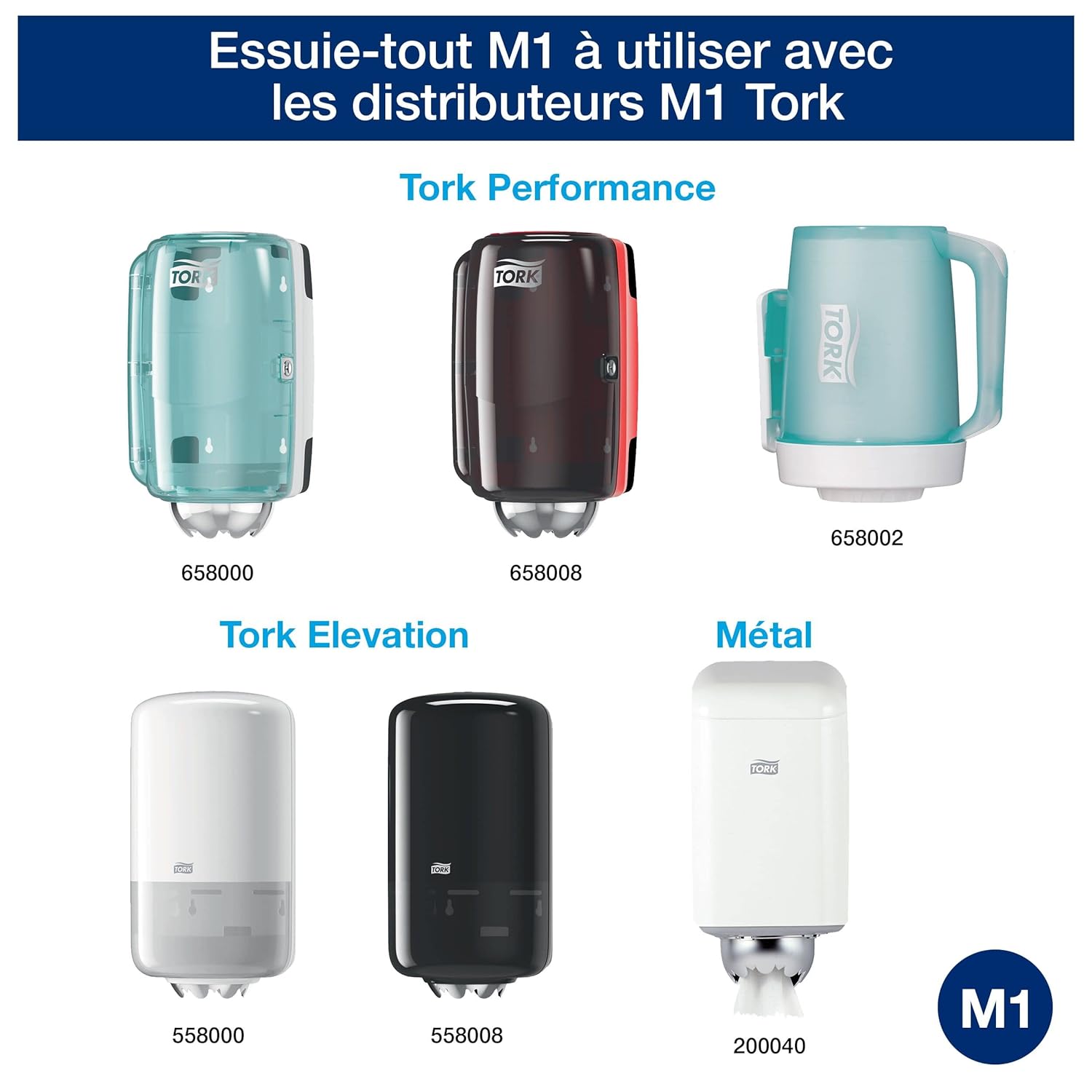 Thumbnail 2 de Tork 101221 Papier essuyage Mini bobine M1