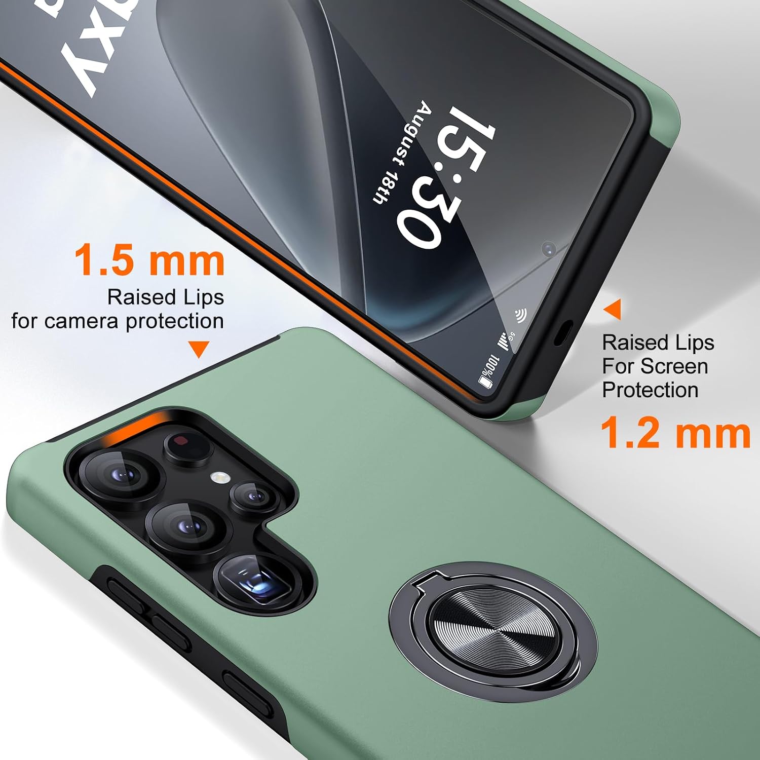 Thumbnail 4 de AOUIA Galaxy S25 Ultra case 10FT protection