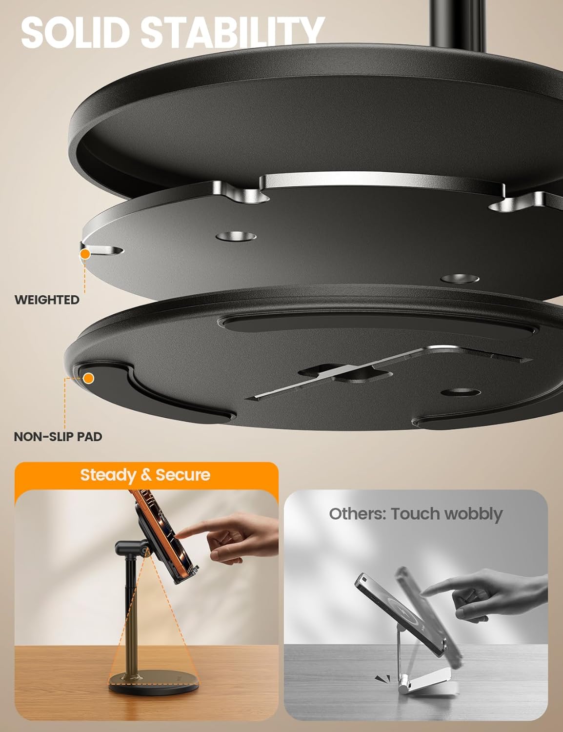 Detalle de Lamicall Cell Phone Stand 150-269mm