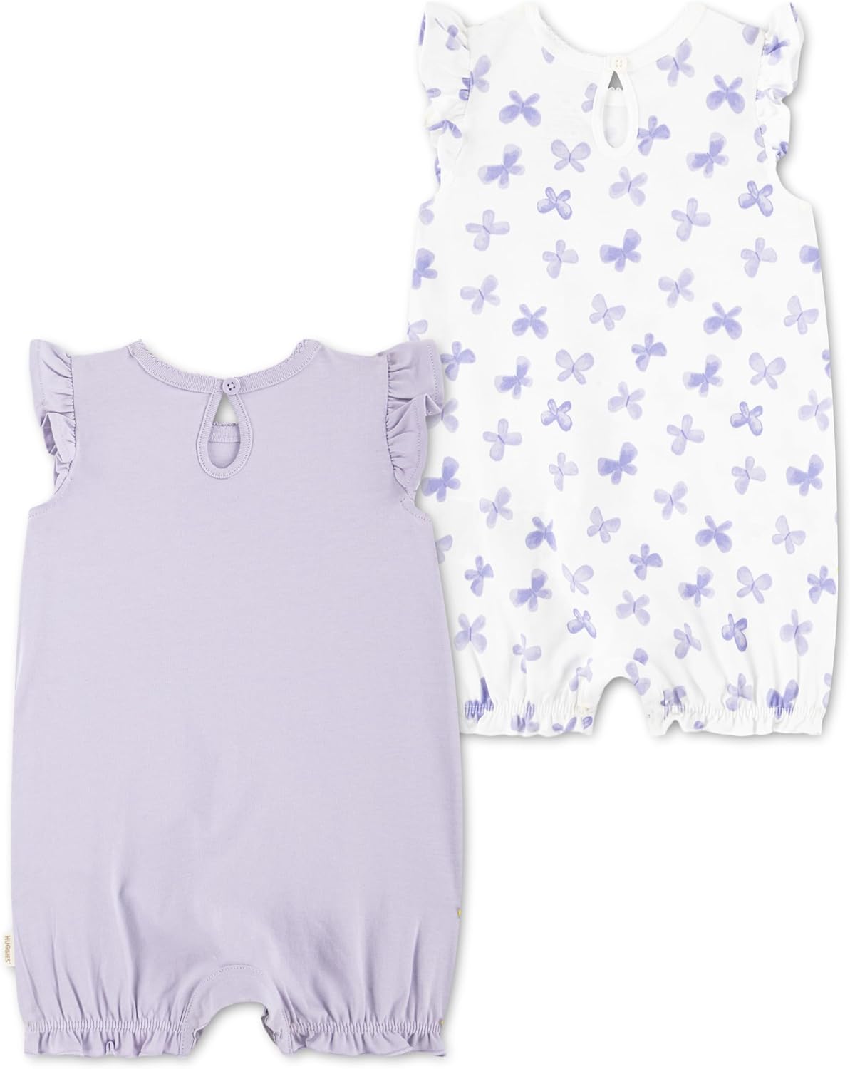 Thumbnail 1 de HUGGIES Barboteuses (Lot de 2) Rose Bébé fille – coton biologique et confort au quotidien