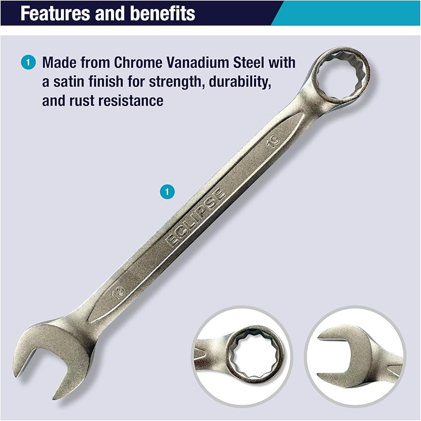 Thumbnail 1 de ECLIPSE ERWFLEX7PS Juego 7 llaves combinadas 8–19 mm 🔧