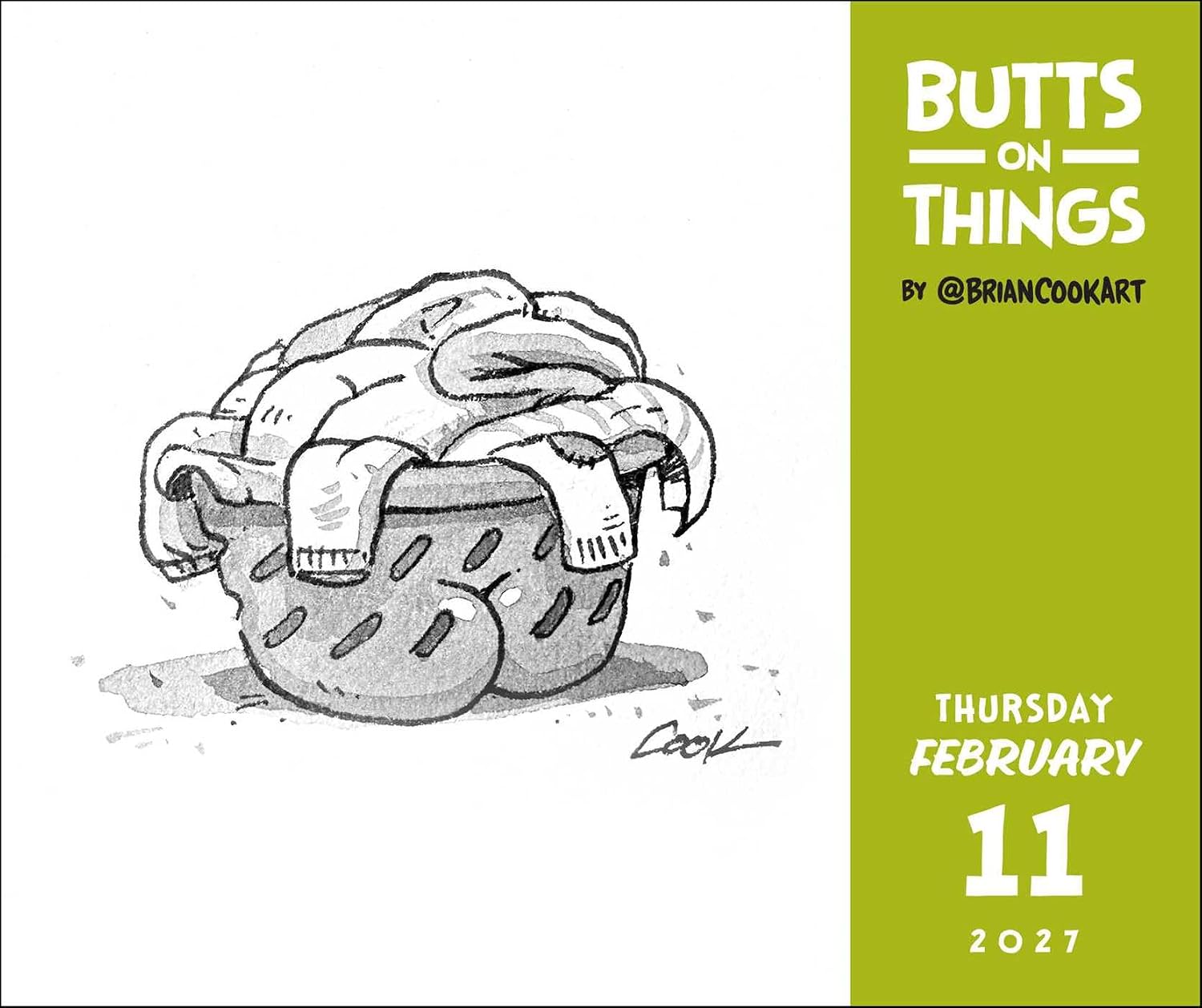 Detalle de Butts on Things 2027 Day-to-Day Calendar