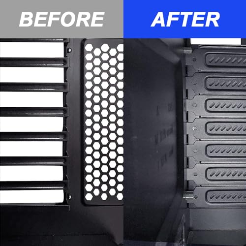 Detalle de HAAMNING7 Copri slot PCI in acciaio: kit protezione polvere con cacciavite e viti (20 pezzi)
