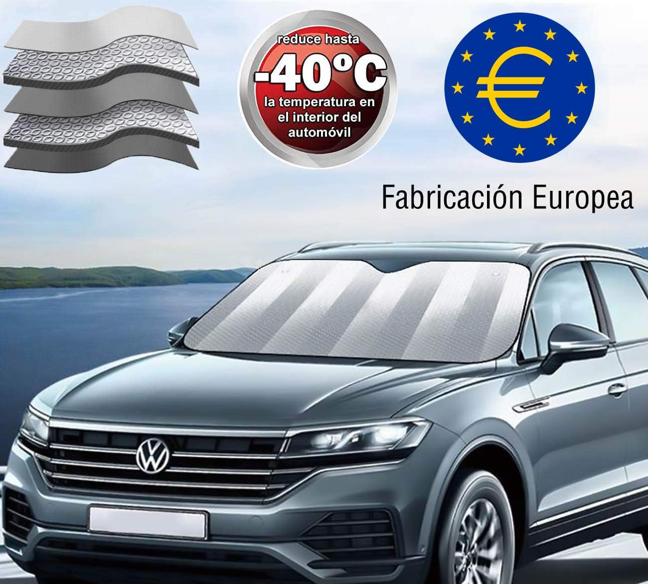 Thumbnail 5 de Parasol coche delantero 130x70 cm