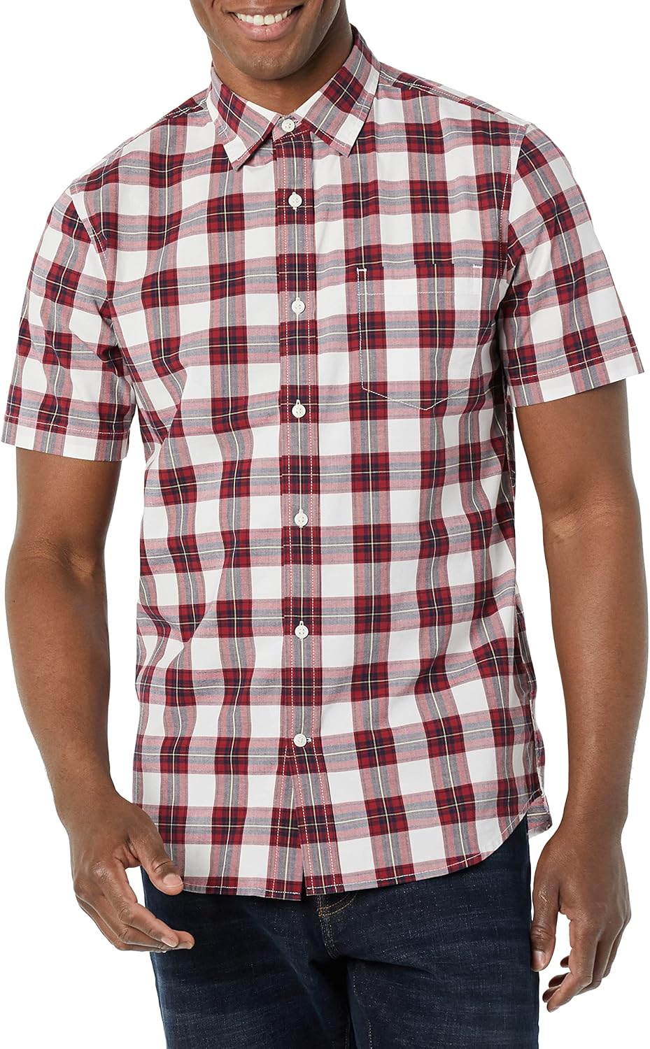 Thumbnail 3 de Amazon Essentials Men’s Slim-Fit Short-Sleeve Poplin Shirt