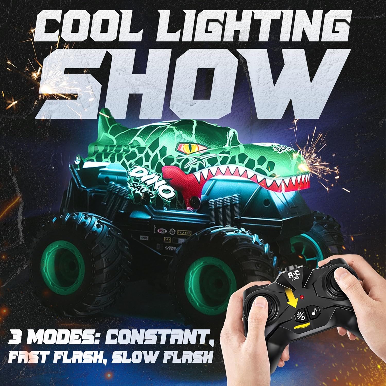 Detalle 2 de BEZGAR Remote Control Monster Truck 1:20
