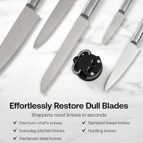 Thumbnail 5 de AnySharp Knife Sharpener: Hands-Free Safety, PowerGrip Suction and Precise, All-Kitchen Sharpening