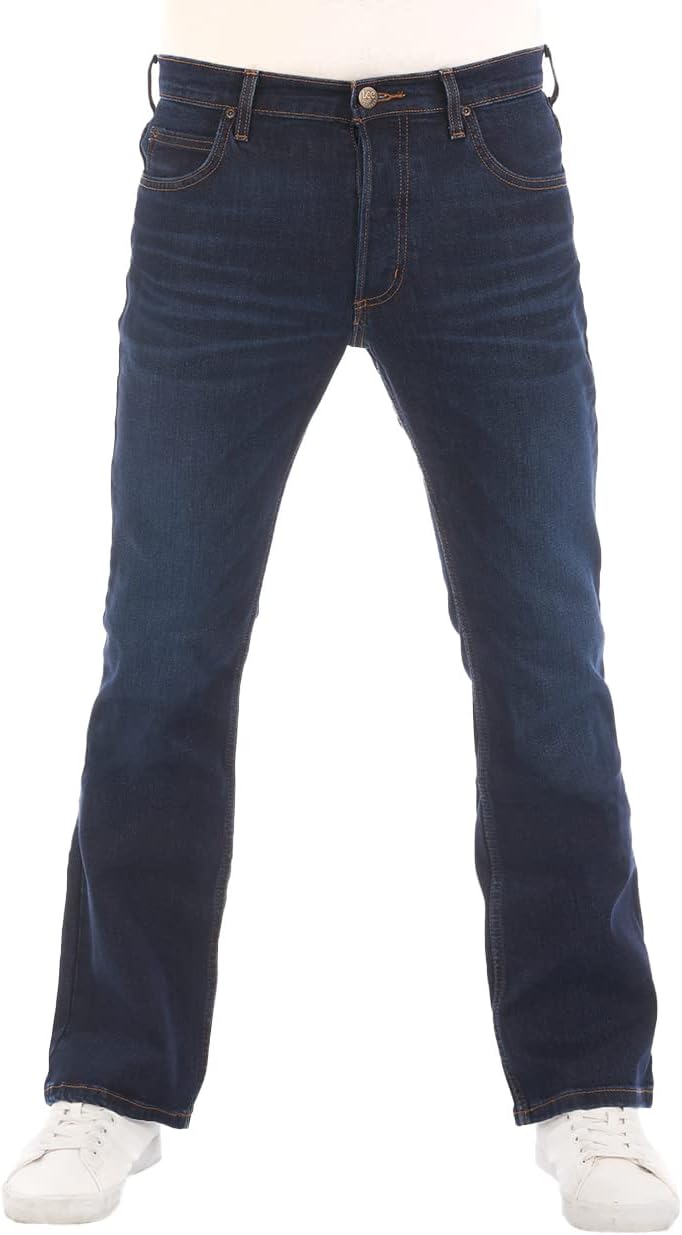 Thumbnail 5 de Lee Jeans Herren Stretch Bootcut „Denver“ Jeanshose in Blau – mit Stretch & Knopfverschluss