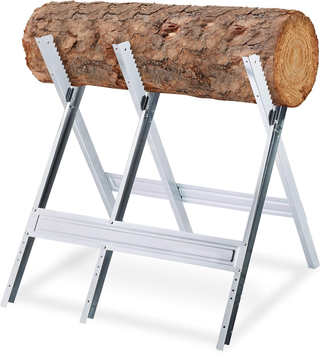 Detalle de Relaxdays Sawhorse for Wood Sawing and Firewood Handling