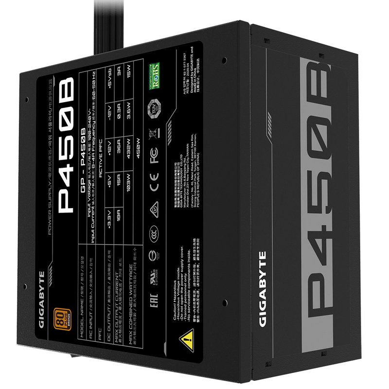 Detalle 2 de Gigabyte P450B 450W 80 Plus Bronze