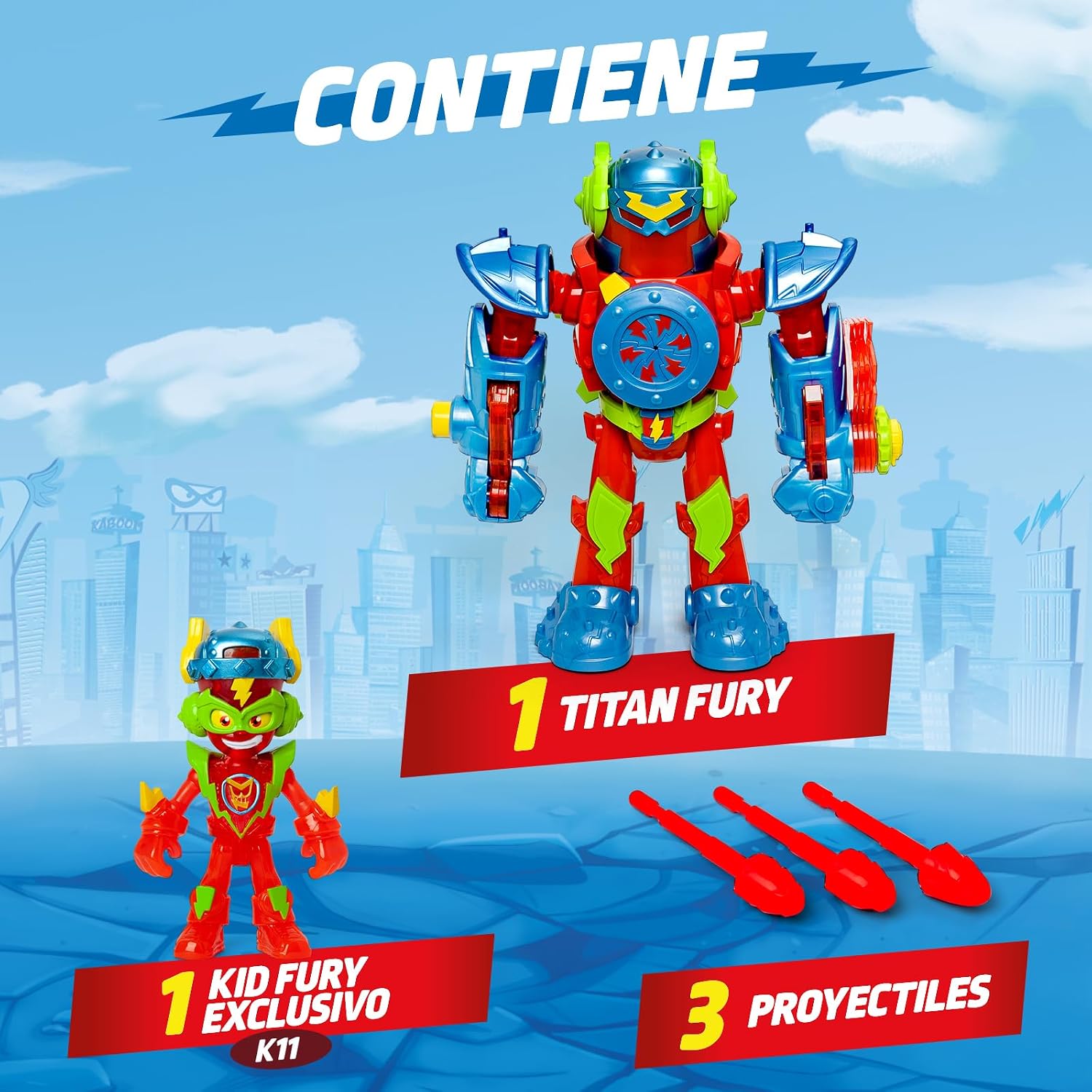 Detalle de SUPERTHINGS KAZOOM Power Titan Fury 🤖