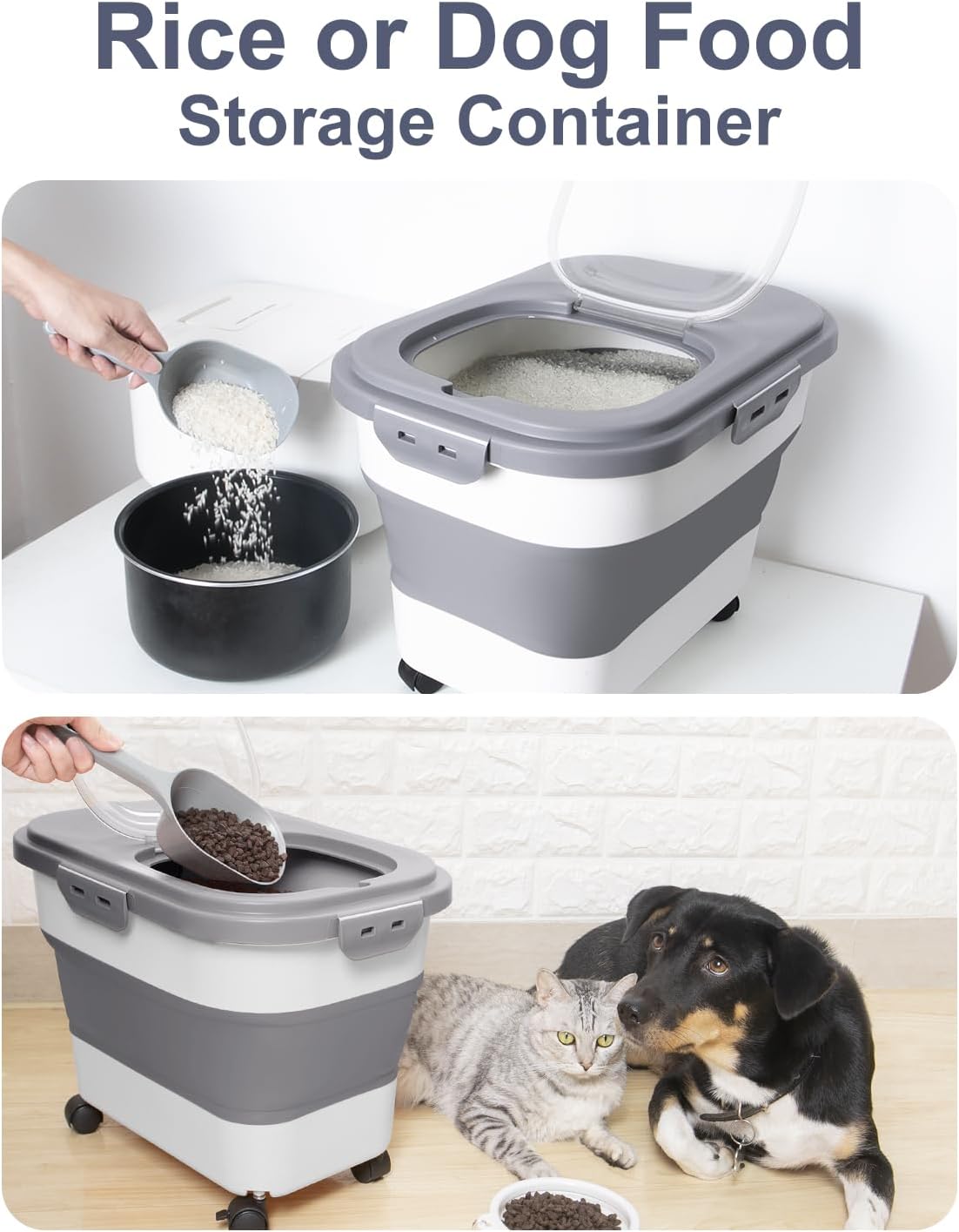 Thumbnail 5 de DDMOMMY Rice Storage Container 20-30 lbs ๐