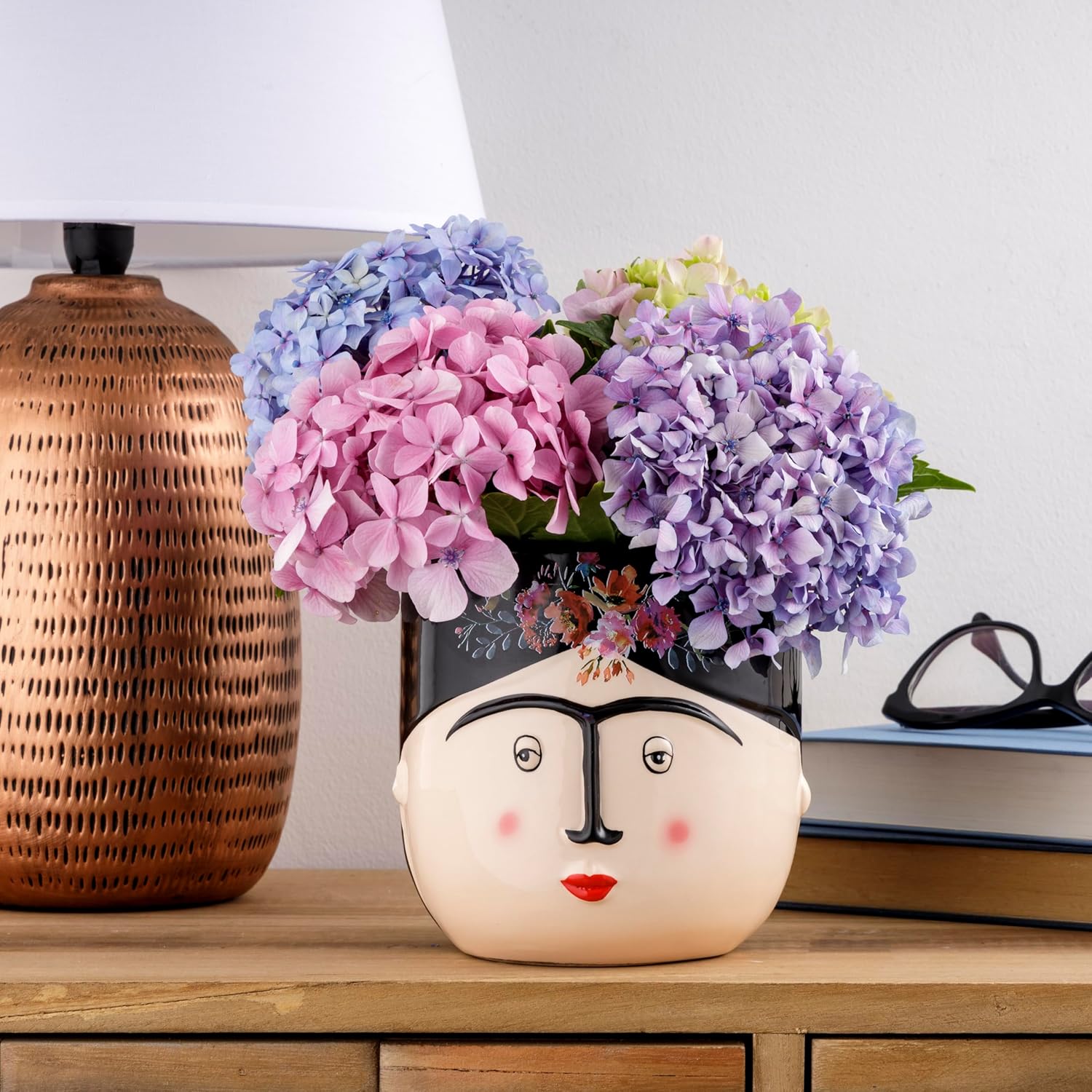 Detalle de Baroni Home Lola Svasata 13,5 cm vaso in ceramica