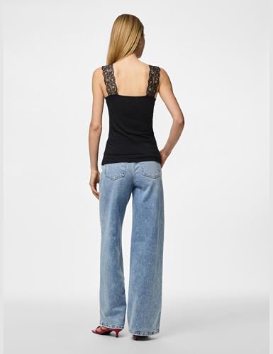 Thumbnail 4 de PIECES Pcbarbera Lace Noos BC Top negro XL