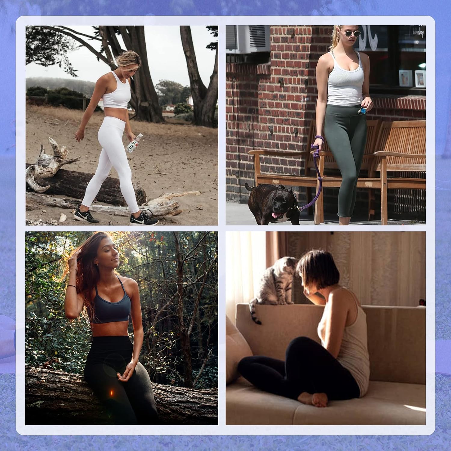 Thumbnail 3 de TNNZEET High Waist Leggings Damen – elastische, weiche Sporthose für Gym und Alltag