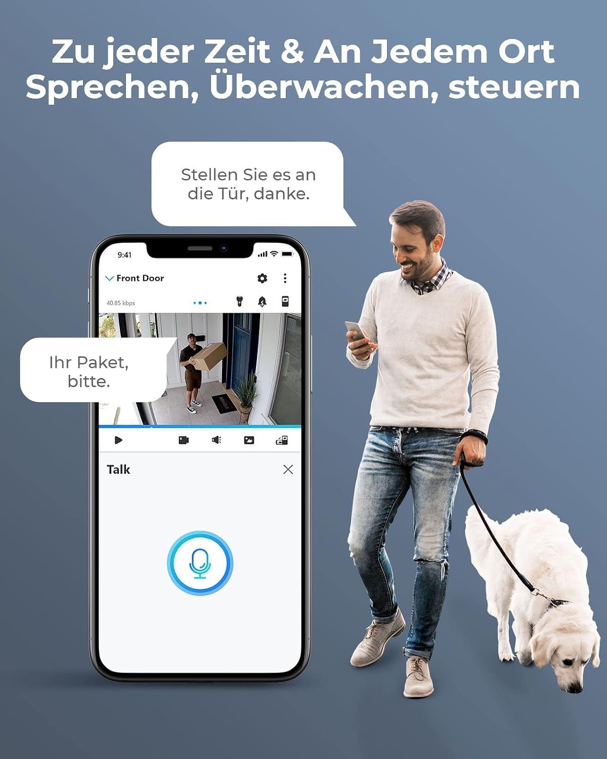 Thumbnail 5 de Reolink 12MP RLK16-1200B8-A Outdoor-Überwachungskamera-Set mit 8× PoE, Spotlights, 2-Wege-Audio und 16CH 4TB NVR