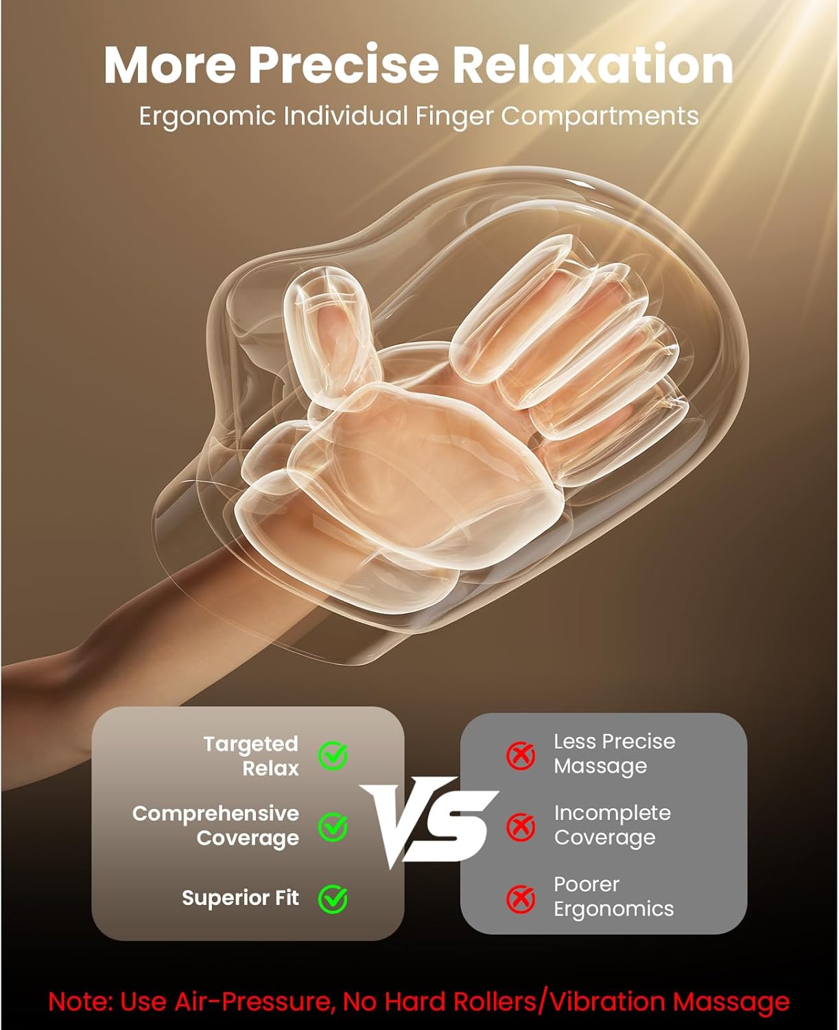 Detalle de Bob and Brad HandSpa Prime Electric Heated Hand Massager: a pragmatic look