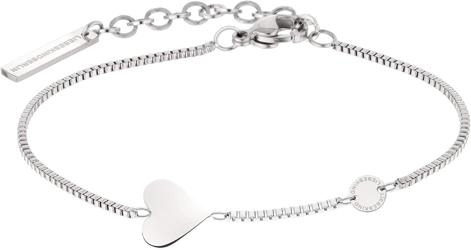 Thumbnail 6 de LIEBESKIND BERLIN Herz-Schmuck Damen – Edelstahlkette, Armband & Ohrringe mit Herzanhänger (in Farben & Ausführungen)