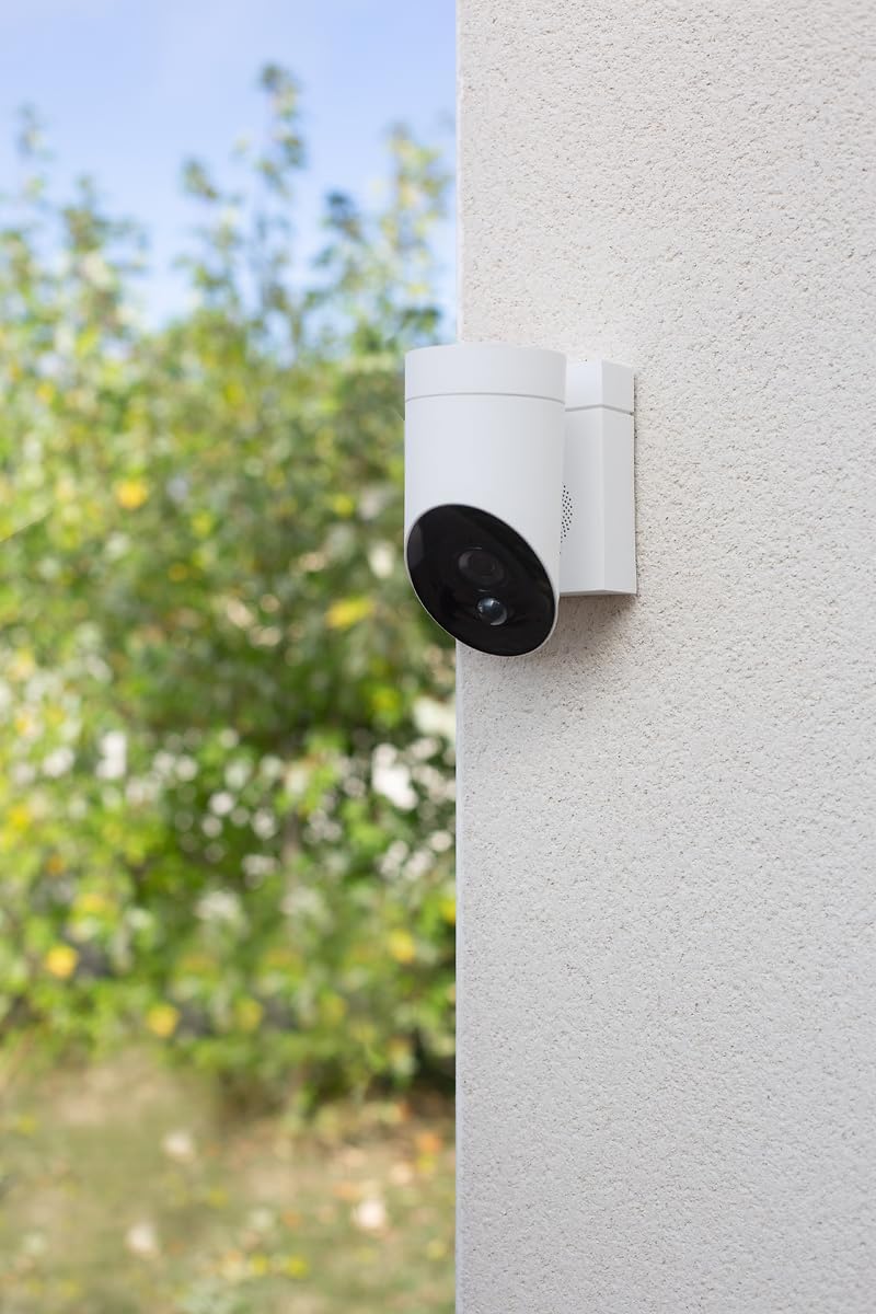 Thumbnail 2 de Somfy Outdoor Camera 2 Blanche (1875325) : caméra extérieure Full HD avec détection intelligente et sirène 110 dB