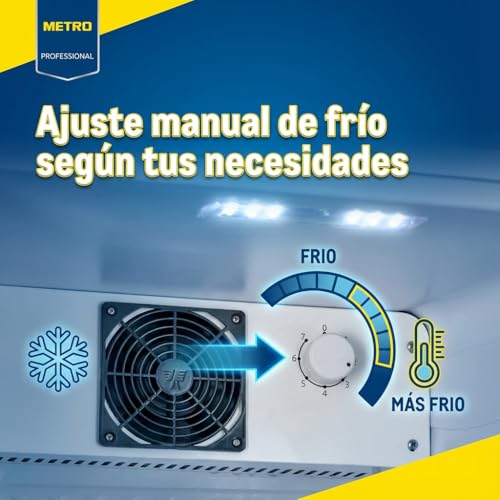 Thumbnail 6 de METRO Professional GSC4240: Frigorífico para bebidas con puerta de cristal, 237 L, 4–18 °C