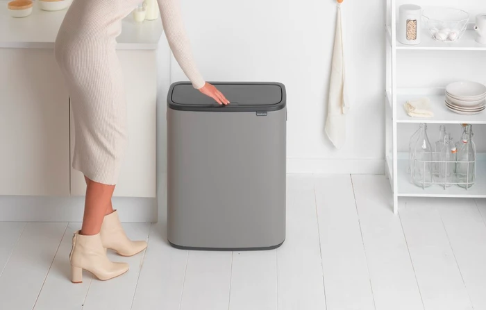 Thumbnail 13 de Brabantia Bo Touch Bin 2 x 30 Liter Mineralbeton-Grau