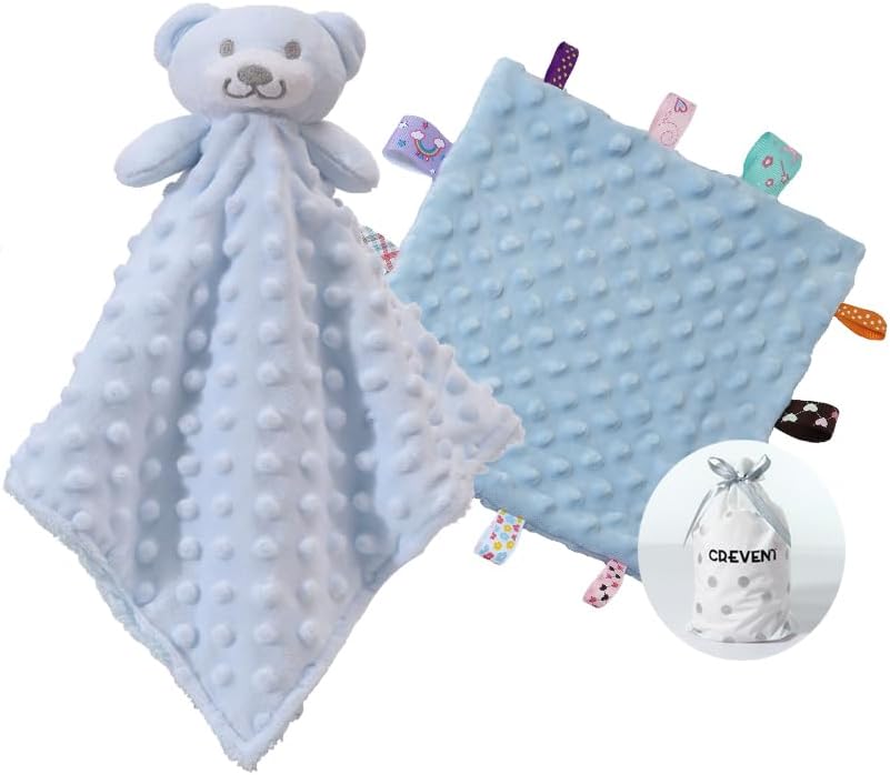 Detalle de CREVENT Cozy Plush Baby Comforter 34x34cm