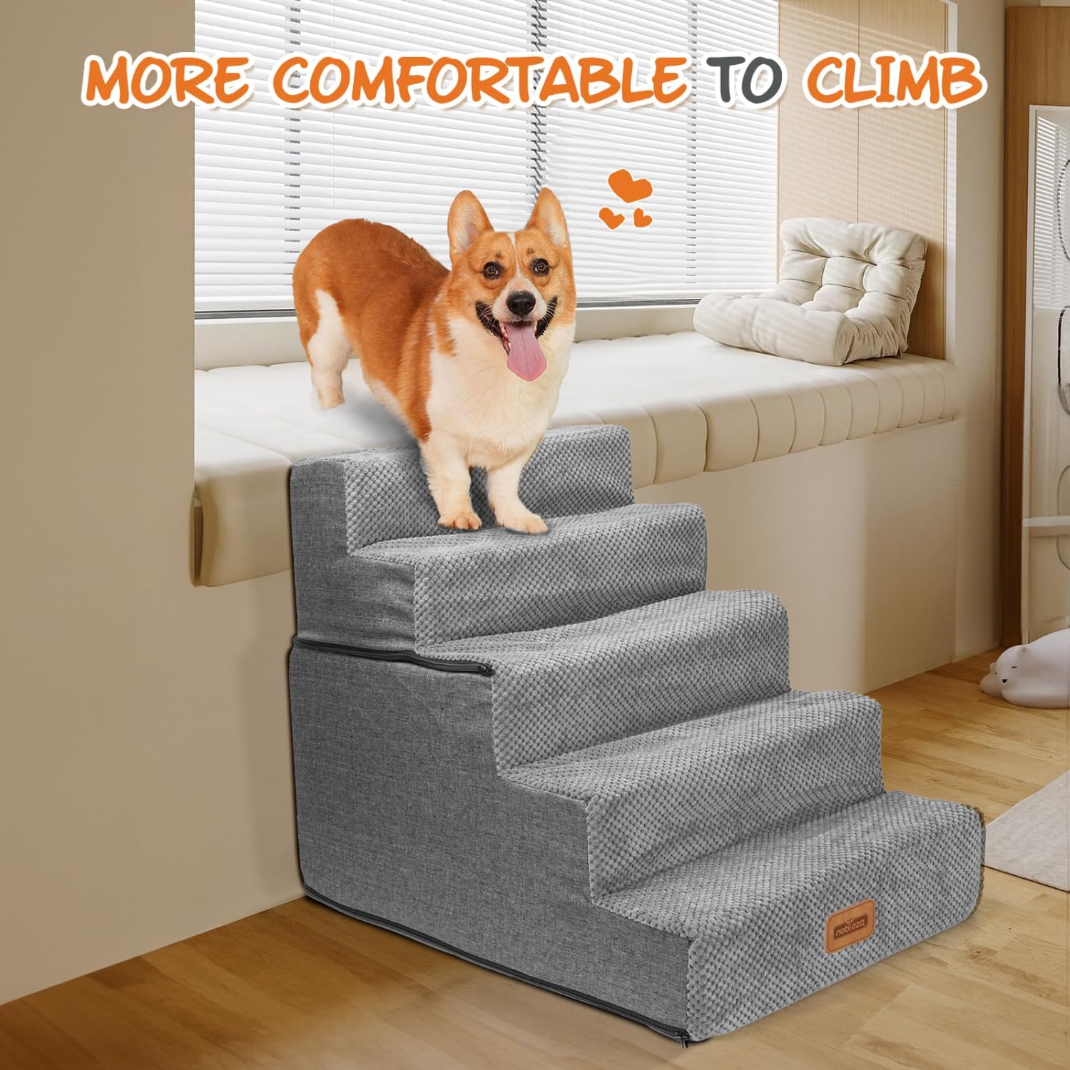 Thumbnail 5 de Nobleza Escalier pour Chien 5 marches 🐾