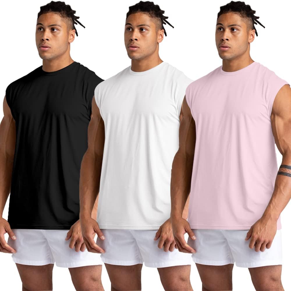 Thumbnail 2 de Holure 1, 3 or 5 Pack Men's Cotton Gym Tank Tops