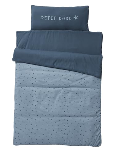 Detalle de VERTBAUDET Couchage de Sieste Maternelle en Coton Bleu Imprimé TU