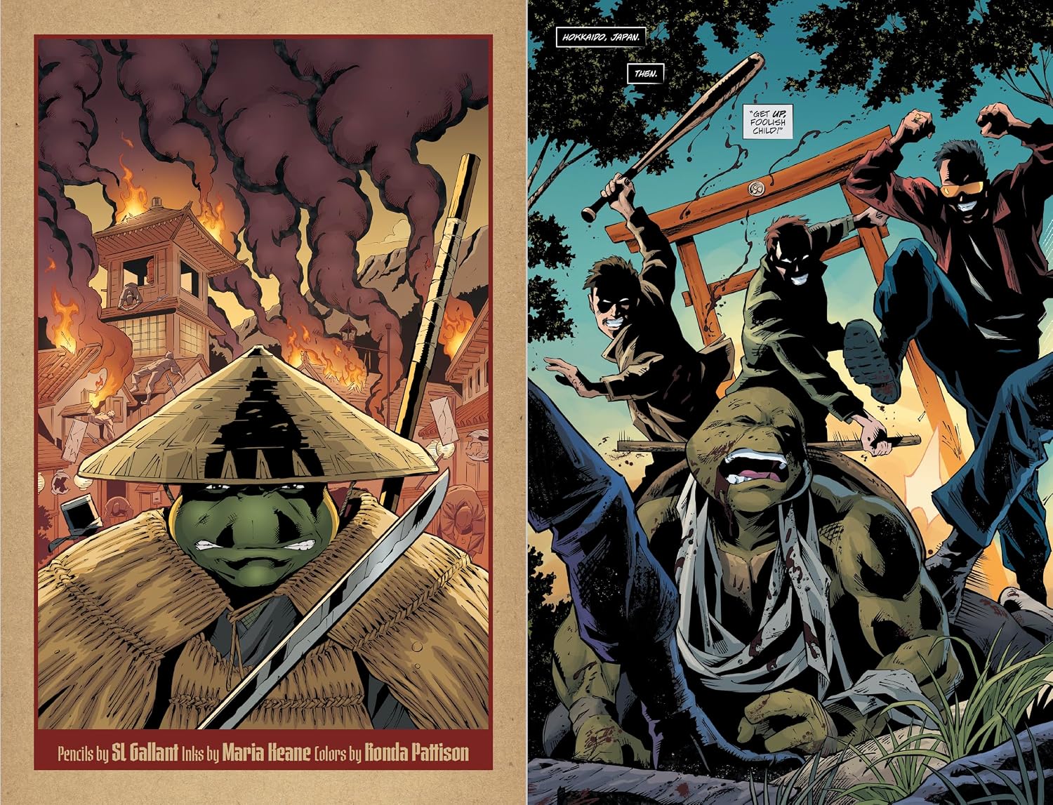 Detalle de Teenage Mutant Ninja Turtles: The Last Ronin—Lost Years Graphic Novel