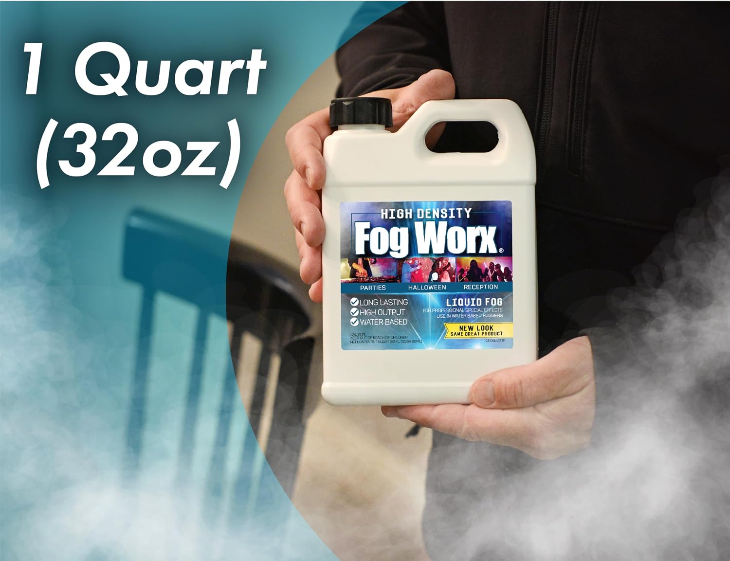 Detalle 2 de FogWorx Extreme High Density Fog Juice – Quart by Sanco Industries