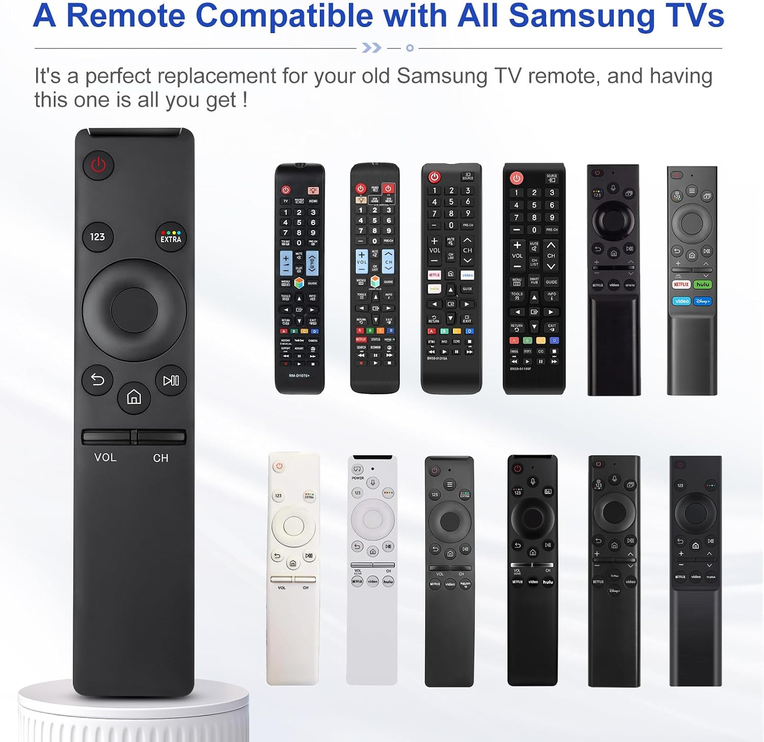 Detalle 2 de OMAIC BN59-01385A Universal Samsung TV Remote, Infrared, 13 Buttons