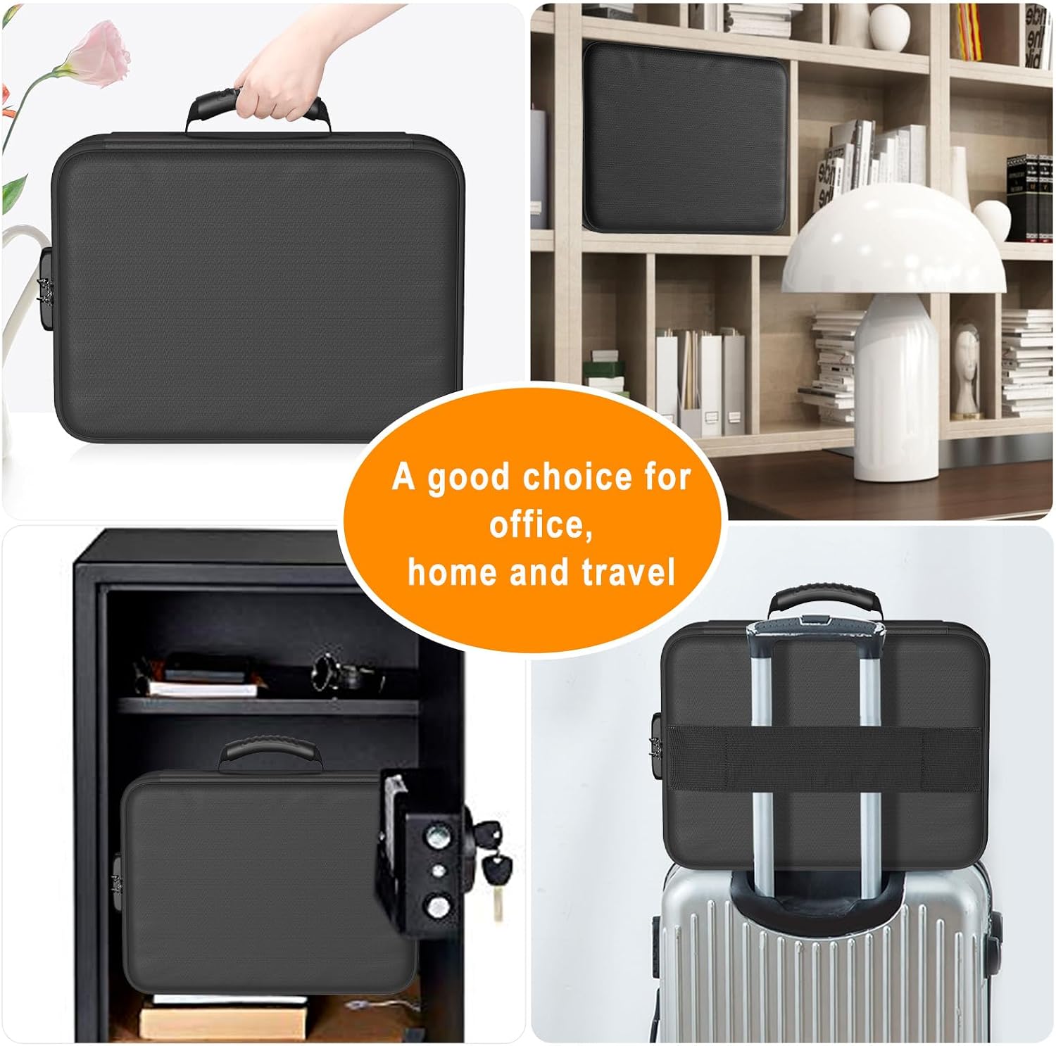 Thumbnail 6 de DocSafe DS0089 5200°F Fireproof Document Organizer with Lock, 8 Layers